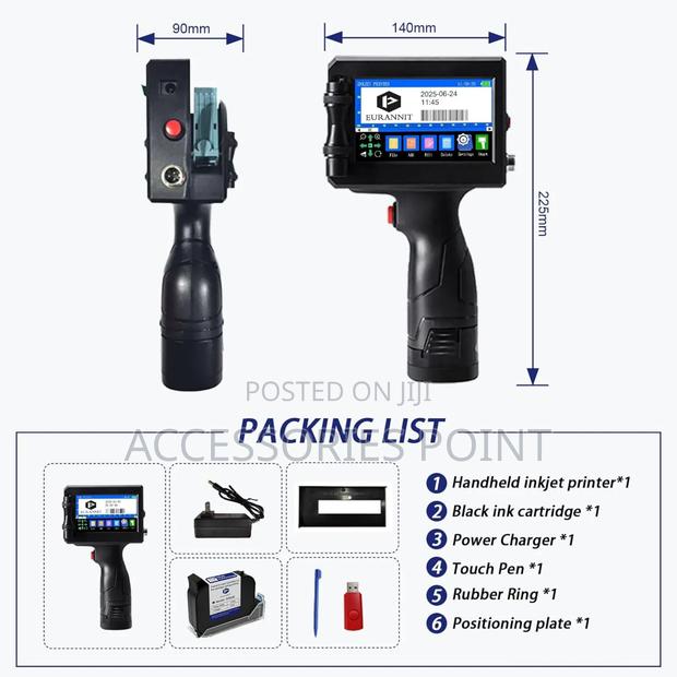 Portable Handheld Inkjet Printer Coding Machine for Labelling - Date