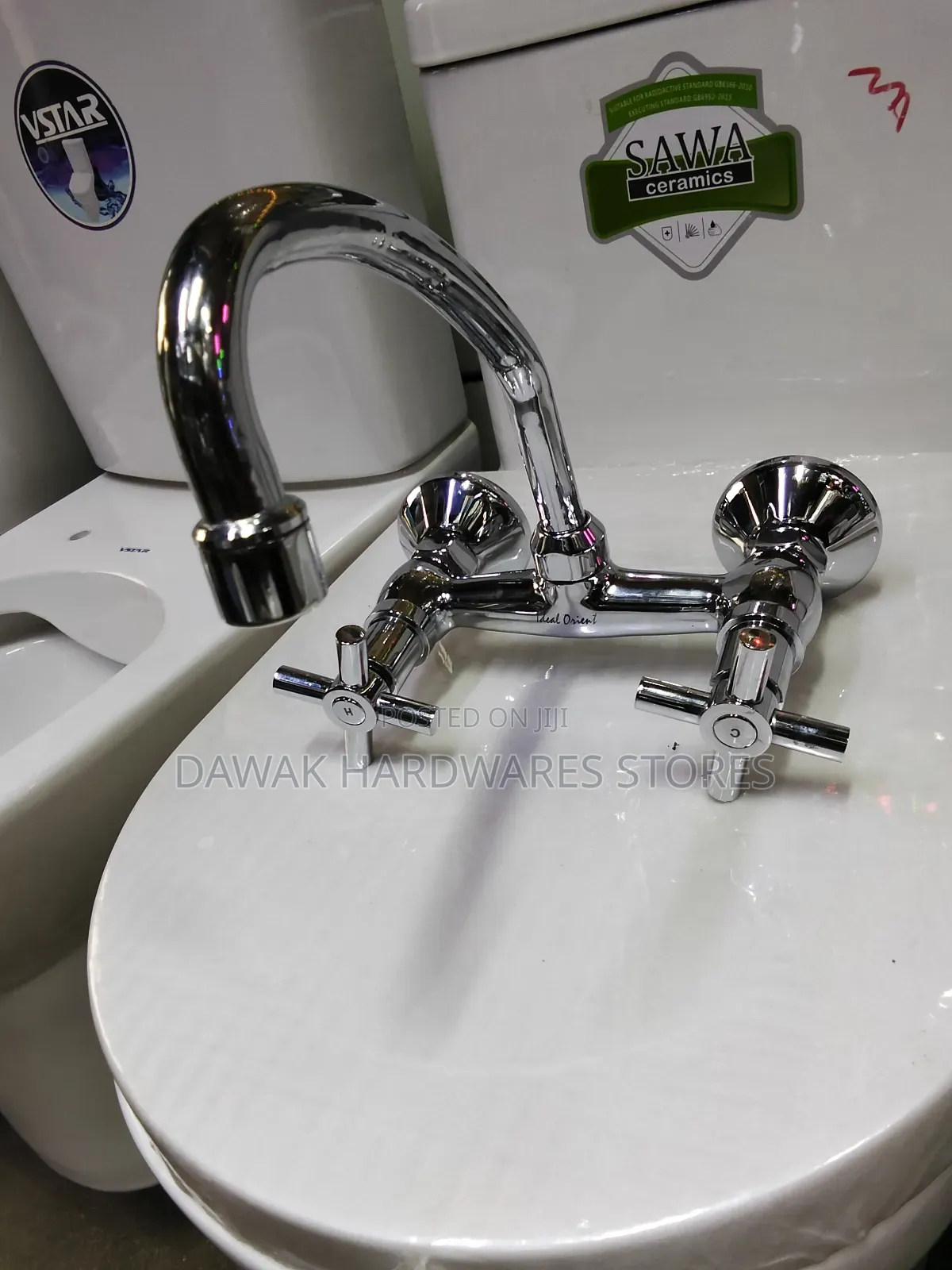 Heavy Duty Chrome Finished Wall Mixer