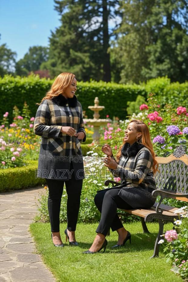 Executive Fur Collar Sweater Coat - thumbnail 4