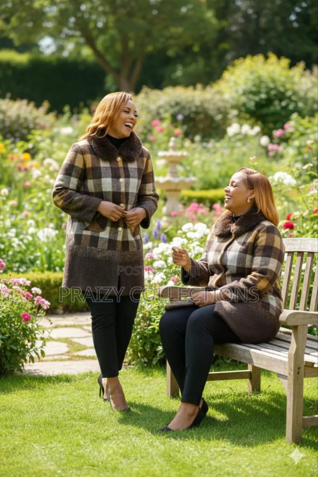 Executive Fur Collar Sweater Coat - thumbnail 5