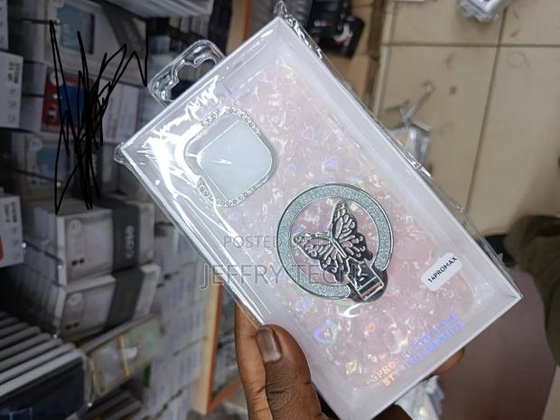 Transparent Tpu Case Support Butterfly Ring For14 Pro Max - thumbnail 2