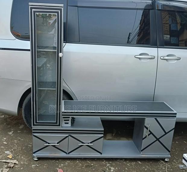 Modern Tv Stand With Storage Cabinets - main view