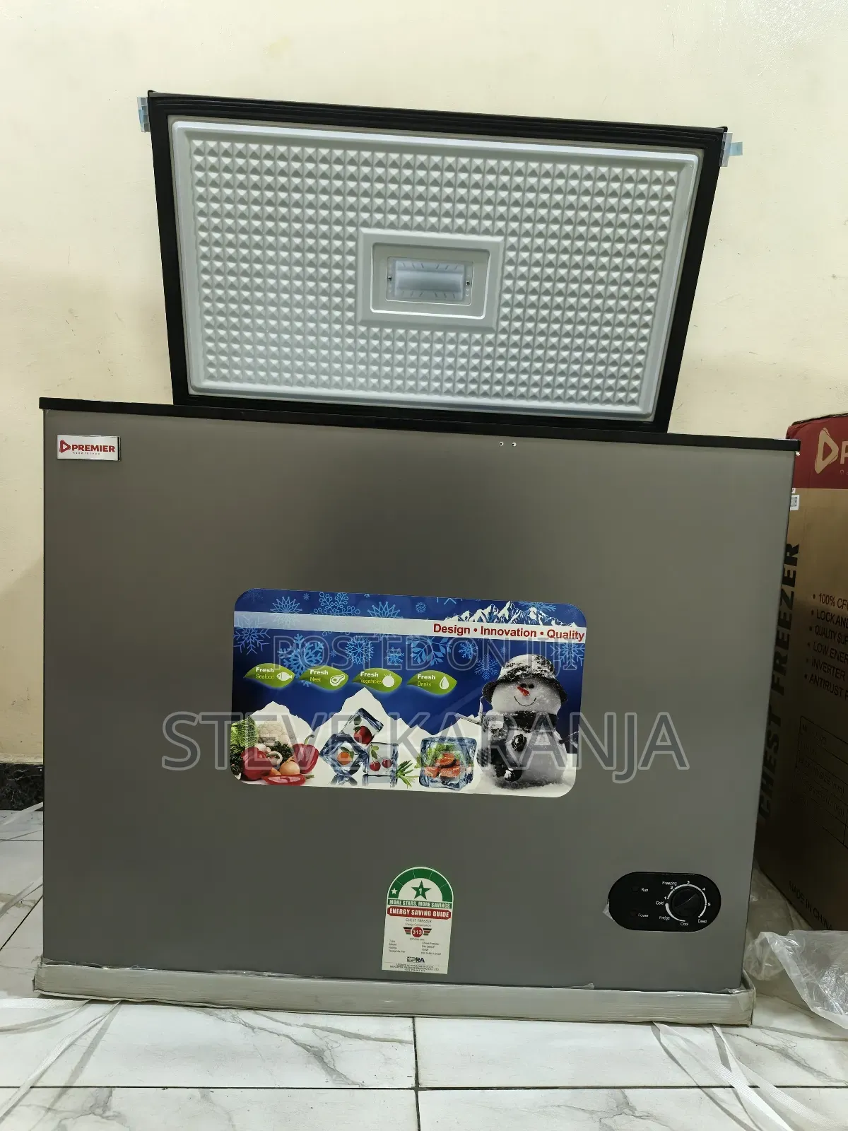 Premier Premium Chest Freezer, 200l Capacity