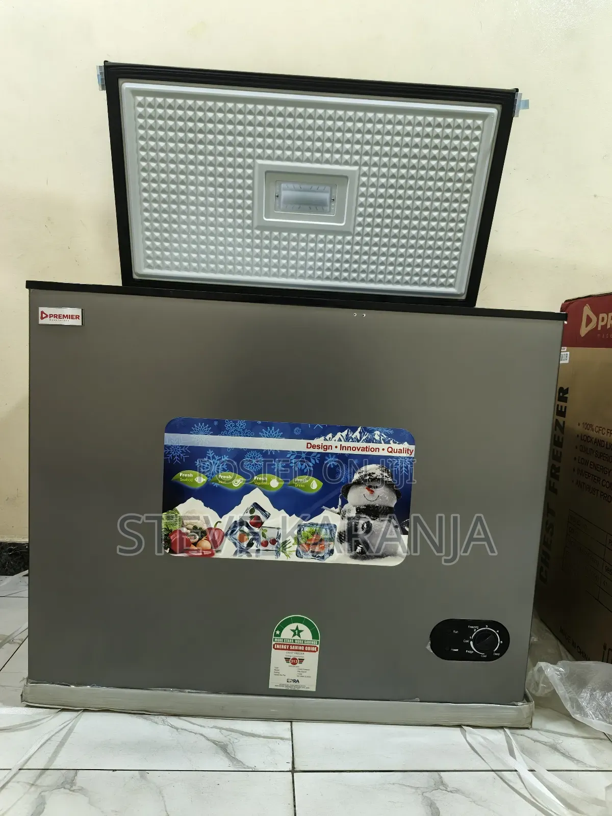 Premier Premium Chest Freezer, 200l Capacity