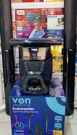 Von Woofer 3.1 200w Tall Boy Available