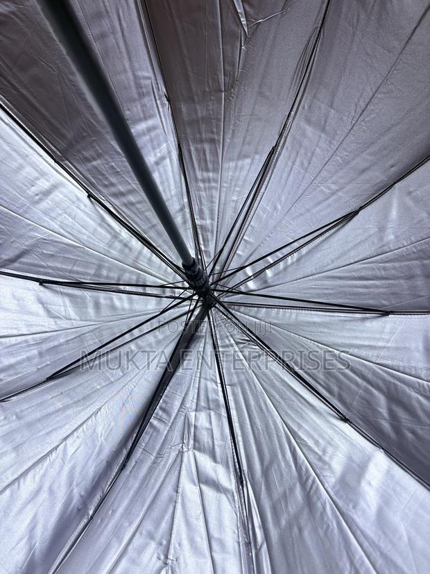 Maroon J Handle Heavy Umbrella C010 - thumbnail 5