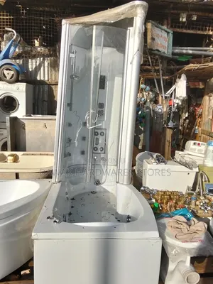 All in One Steam Shower and Whirlpool Bathtub