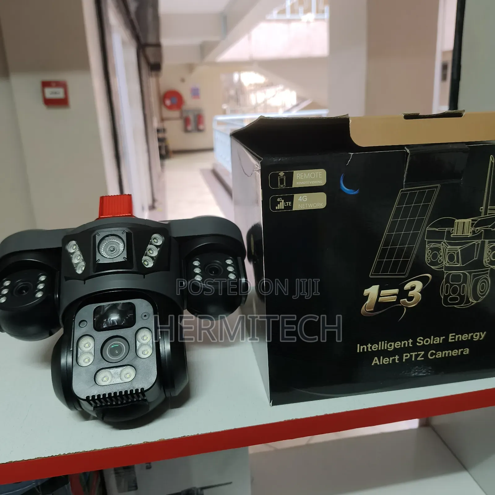 4lens Quality Camera Available in Stock Solar Powered CCTV