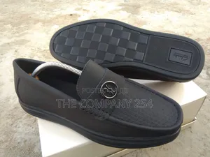 Men Casual Designer Rubber Sole Leather Loafers Shoes