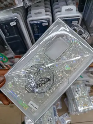Glitter Ring Glitter Butterfly Case for Samsung S23 Ultra