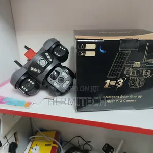 4g Enabled CCTV Camera With 3lens Solar Powered