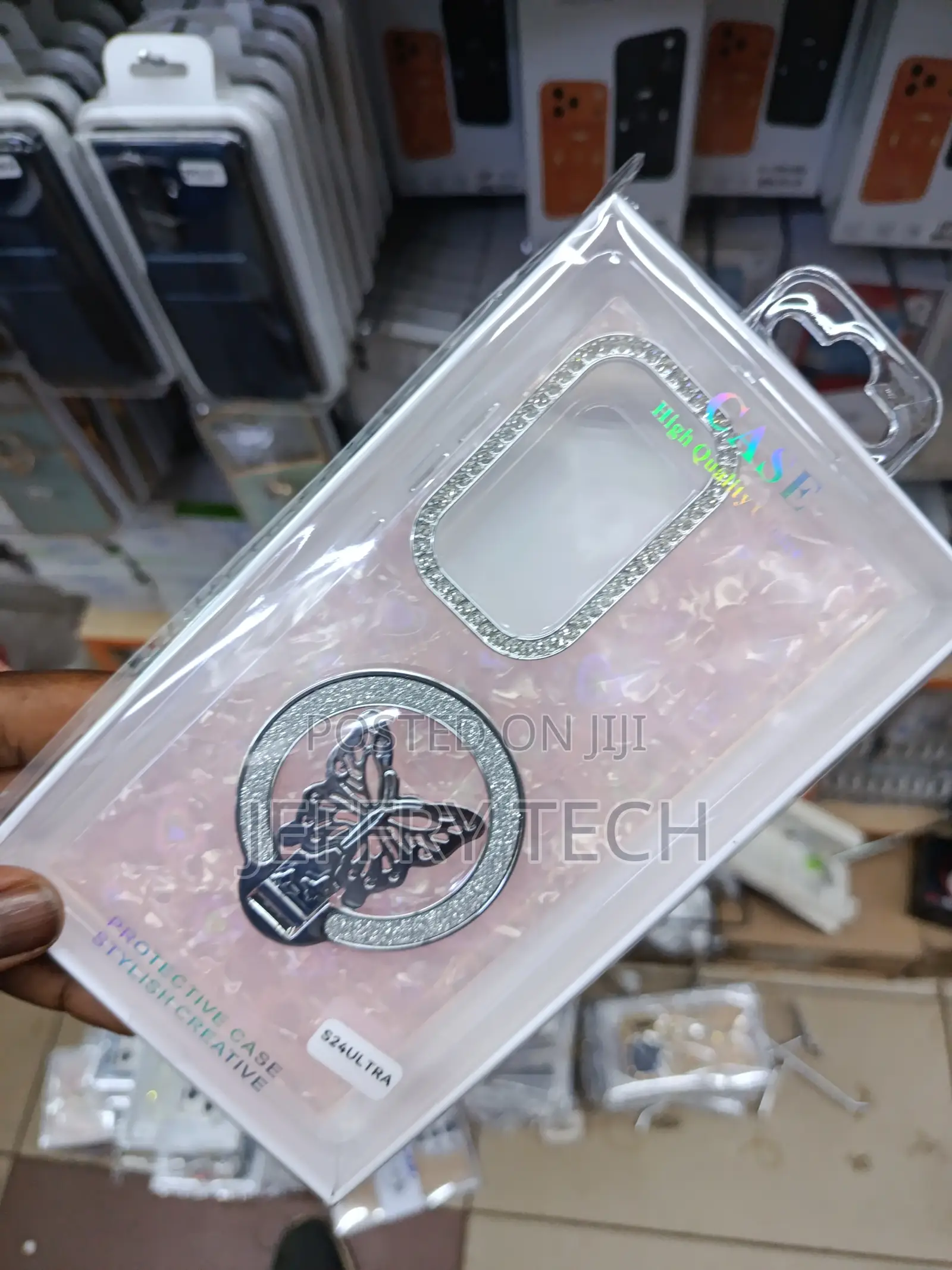 Butterfly Hidden Stand for Samsung Galaxy S24 Ultra Case