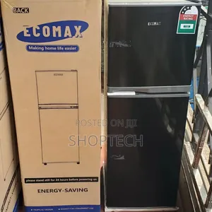 Ecomax 138 Litres Dark Silver Double Door Refrigerator