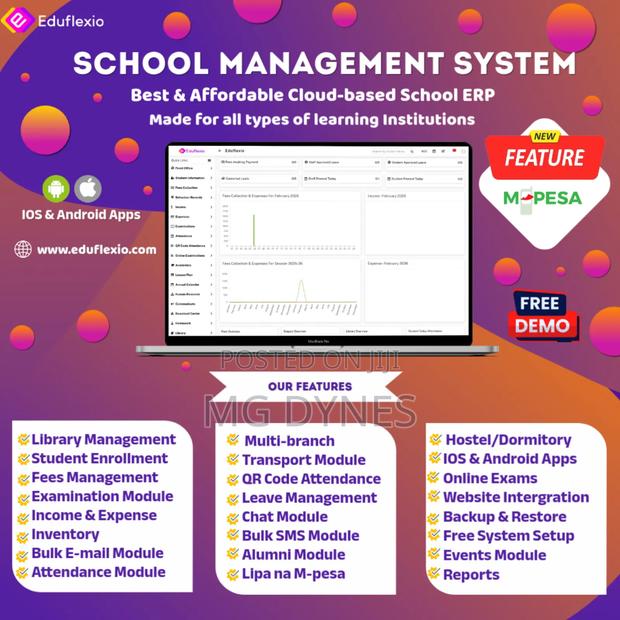 School Management System - Best And Affordable - main view