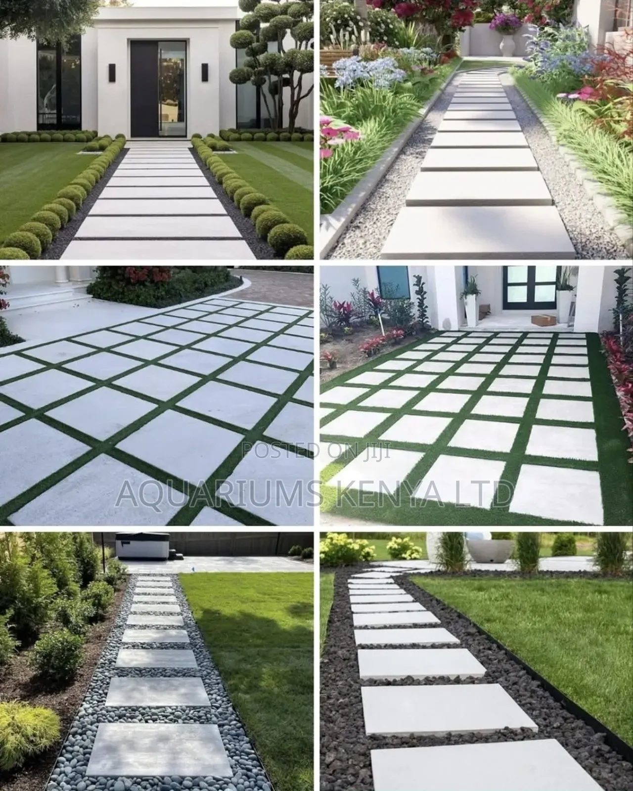 Garden or Home Paving, Walk Way Slabs Installation