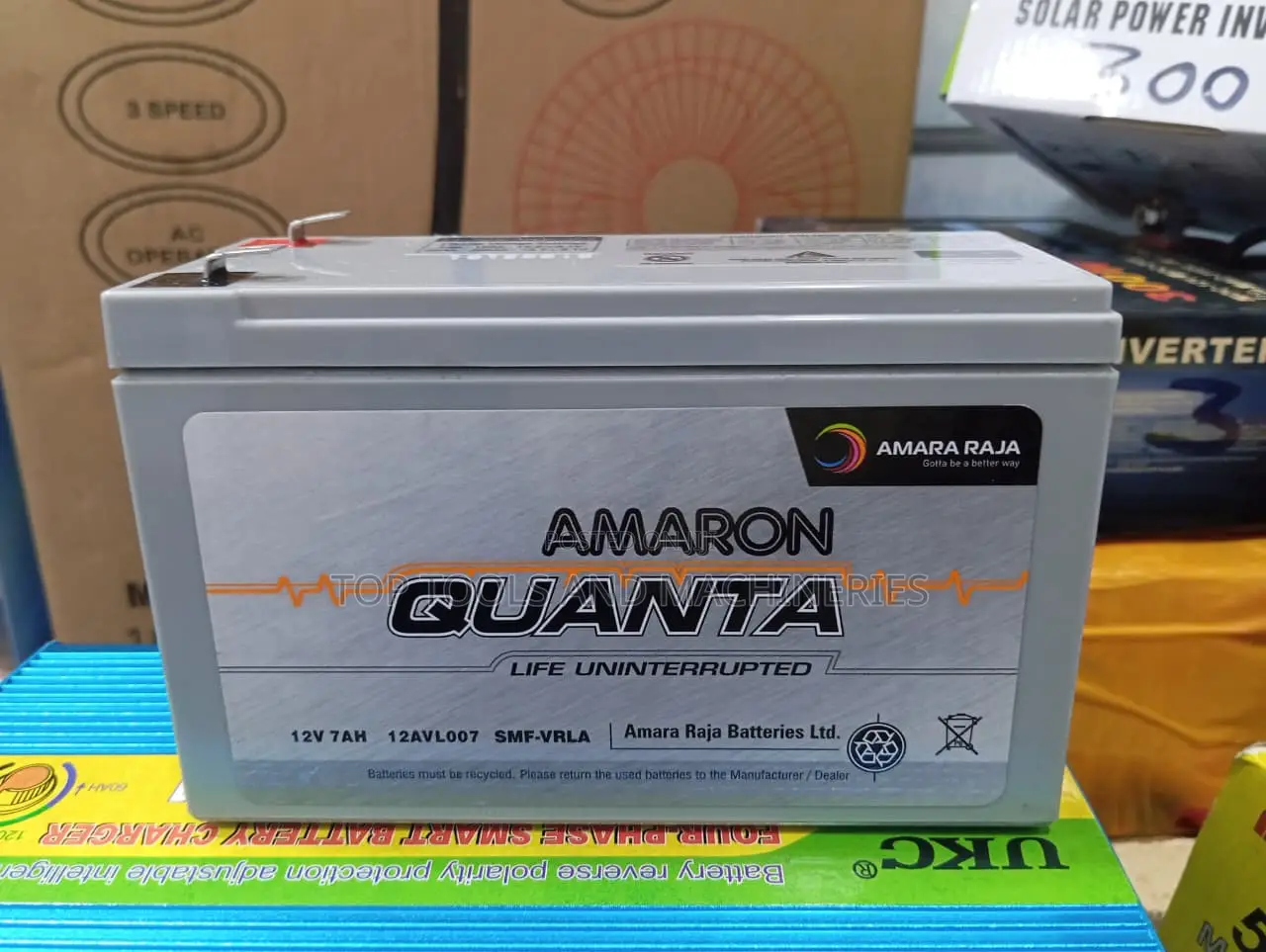 Back in Stock!! Amaron Quanta 12v 7ah Ups Battery