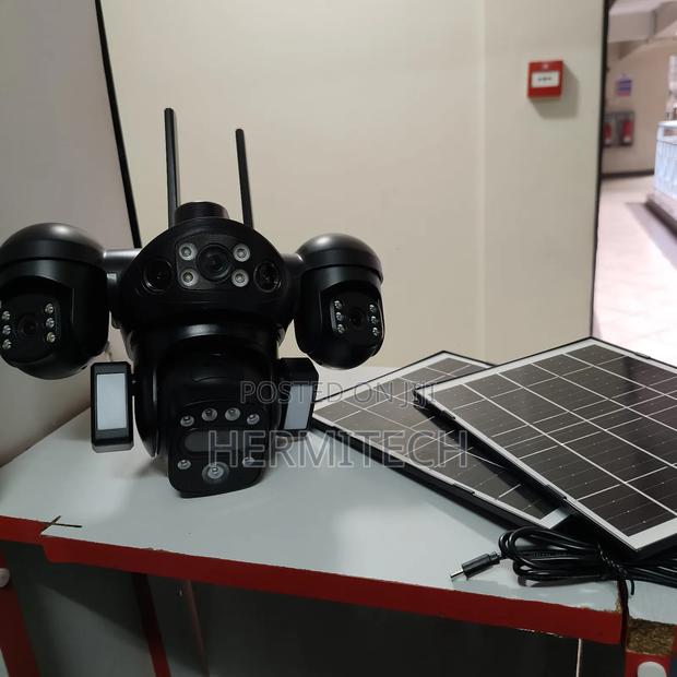 High Quality 4lens With Two Solar Panels 4g Enabled - thumbnail 2