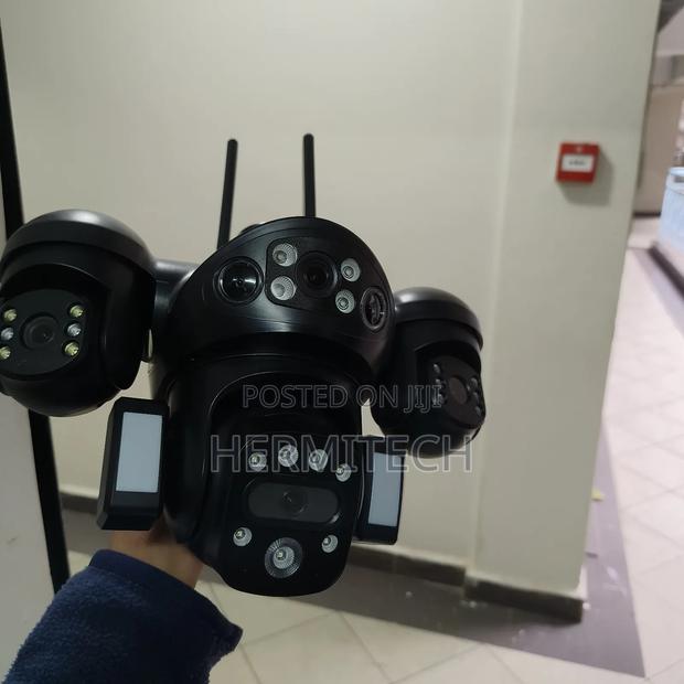 4g Enabled 4lens CCTV Solar Powered