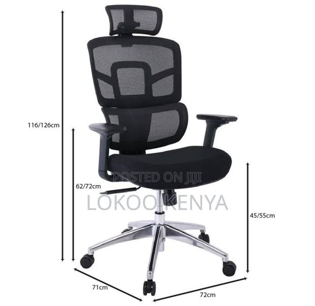 Office Chair; Imported Orthopedic Mesh High Back Office Chair - thumbnail 2