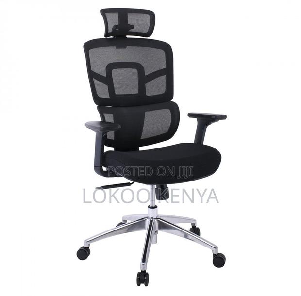 Office Chair; Imported Orthopedic Mesh High Back Office Chair - thumbnail 4