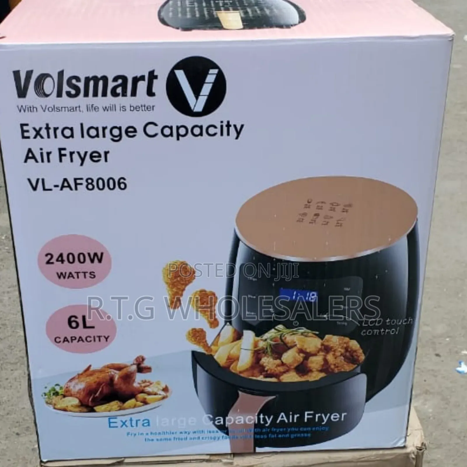 Volsmart 6 Litres Digital Air Fryer With Large Basket