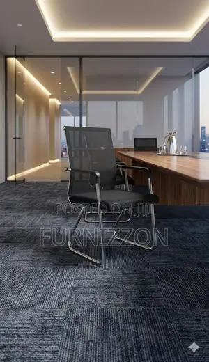 Mesh Office Guest Chair With Chrome Base