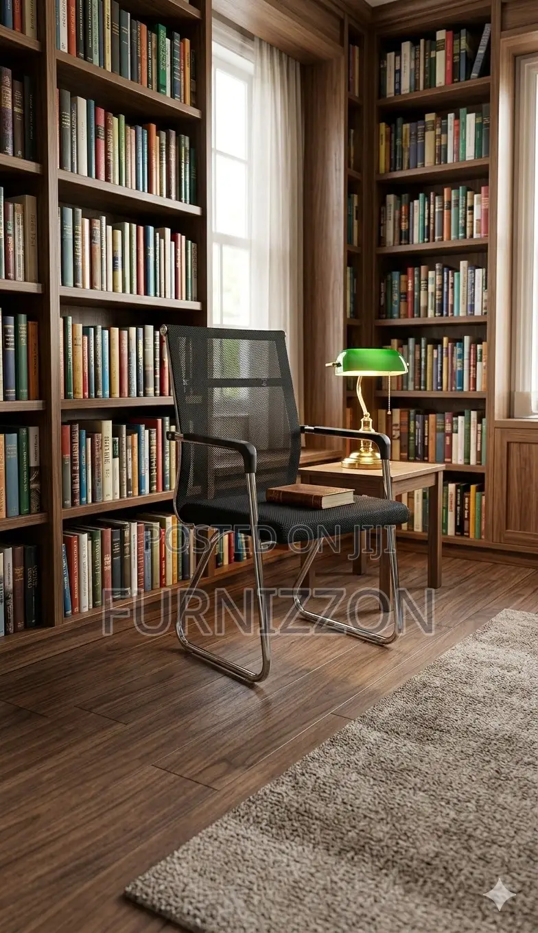 Modern Mesh Meeting Chair Chrome Frame