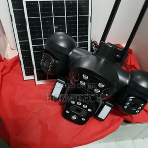 4g Smartcard 4lens CCTV Camera Solar Powered