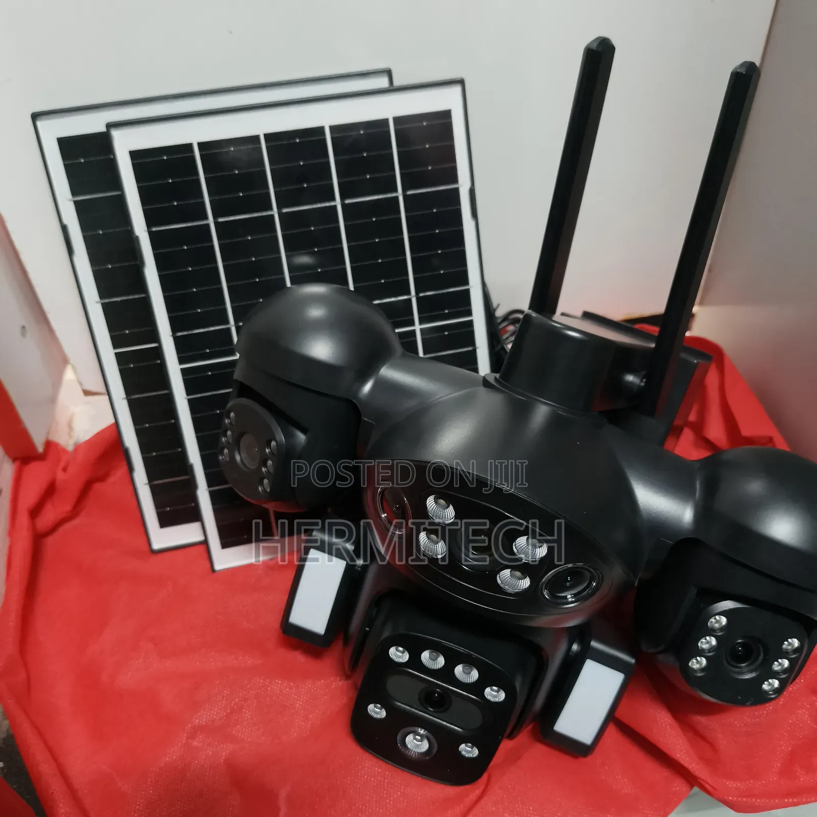 4g Smartcard 4lens CCTV Camera Solar Powered