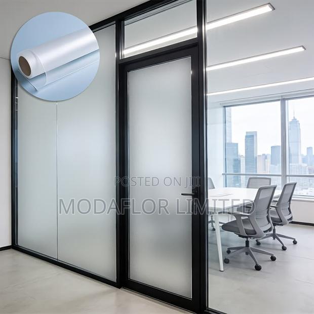 Elegant Frosted Film Privacy Solution