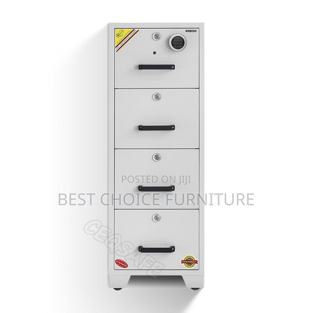 Fireproof Safe Boxes;4-Drawer Fire-Resistant Office Safefiling Cabinet - thumbnail 3
