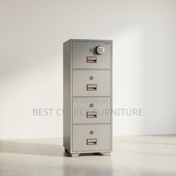 Fireproof Safe Boxes;4-Drawer Fire-Resistant Office Safefiling Cabinet - thumbnail 4