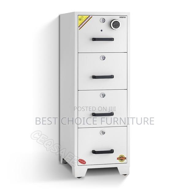 Fireproof Safe Boxes;4-Drawer Fire-Resistant Office Safefiling Cabinet - thumbnail 5