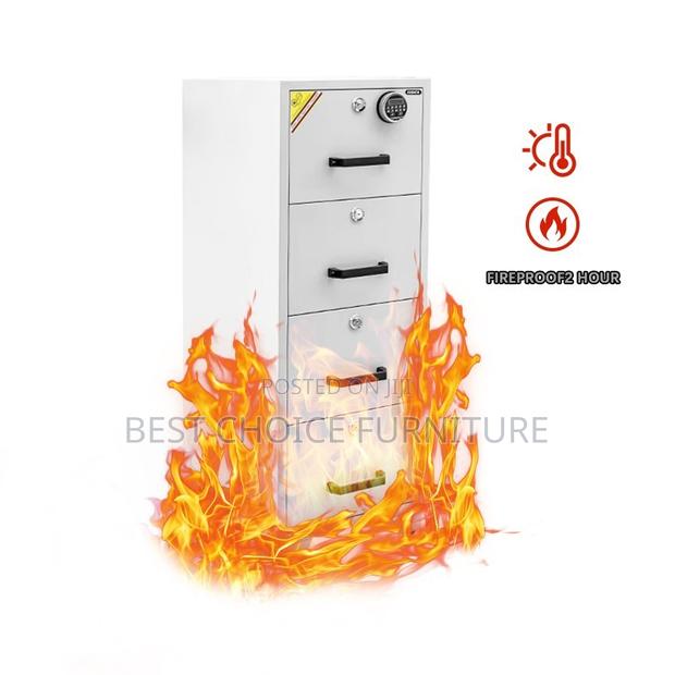 Fireproof Safe Boxes;4-Drawer Fire-Resistant Office Safefiling Cabinet - thumbnail 8