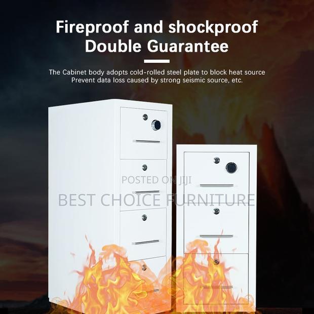 Fireproof Safe Boxes;4-Drawer Fire-Resistant Office Safefiling Cabinet - thumbnail 13