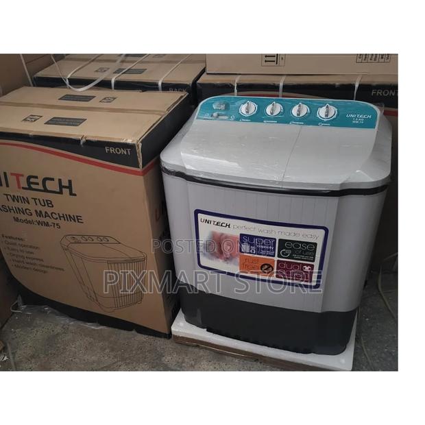 Unitech 7.5 Kg Twin Tub Semi-Automatic Top Load Washing Machine