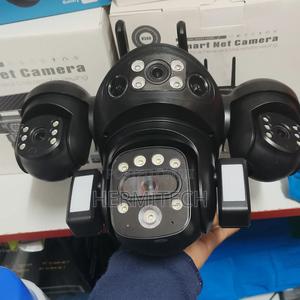 High Quality Resolution 4 Lens Dual Panel Solar Powered CCTV - thumbnail 2