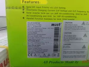 Must 5.5kva 48v 80a Hybrid Solar Inverter (Highfrequency)