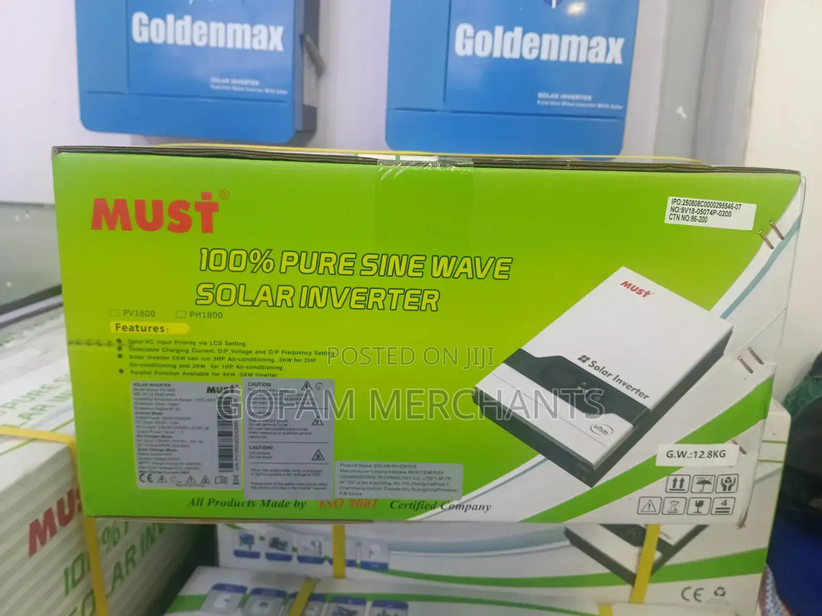 Must 5.5kva 48v 80a Hybrid Solar Inverter (Highfrequency)