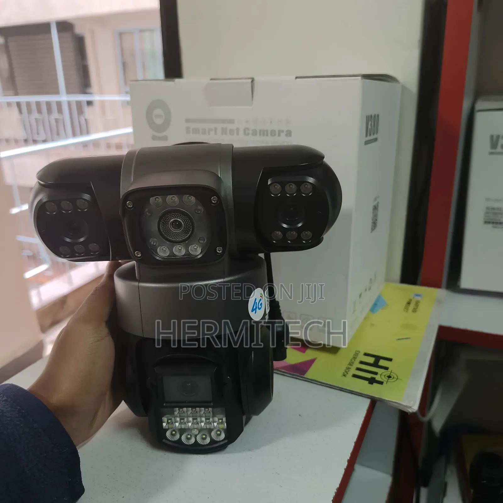 V380 Smart Net Camera 4g Enabled Camera With 3lens