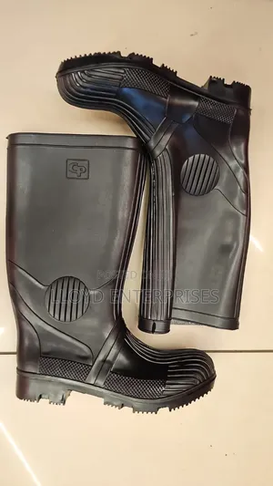 Heavy Gum Boots Black