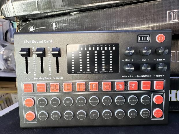 M9 Professional Live Sound Card for Podcast, Live Streaming Recordings