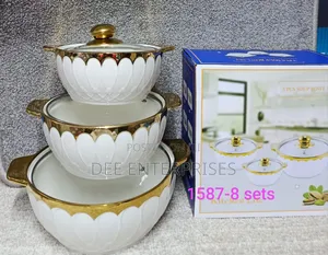 3 Set Gold Soup Pot