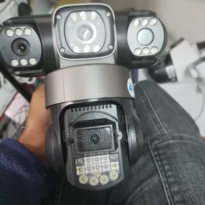 Clear Surveillance Camera 4g Enabled 3lens
