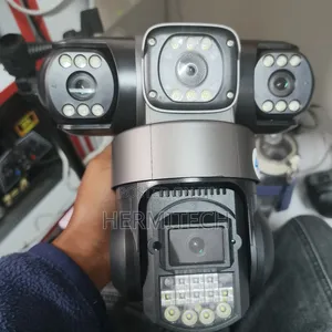 Clear Surveillance Camera 4g Enabled 3lens