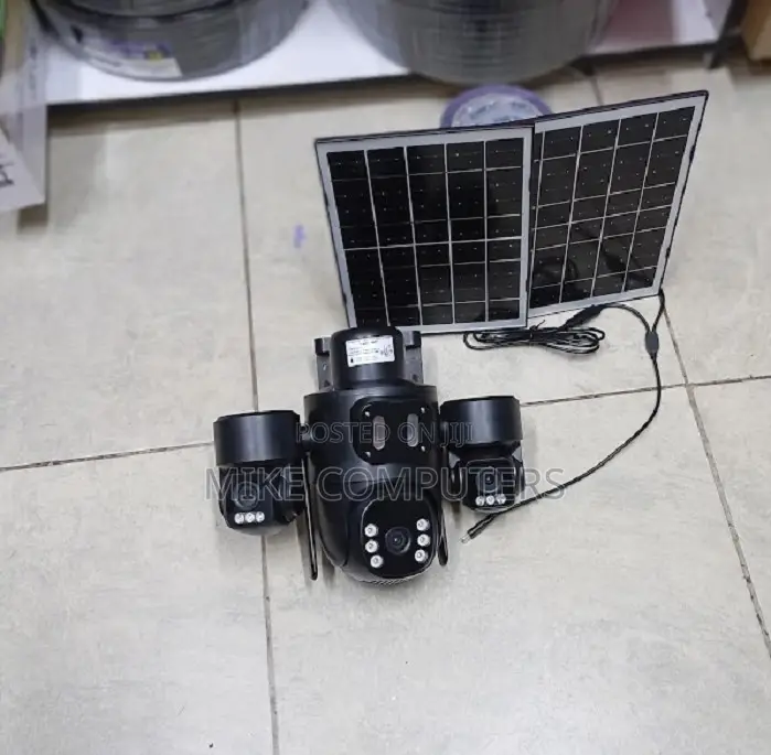 Night Vision 12mp 4g Triple Lens Solar Camera Hieasy
