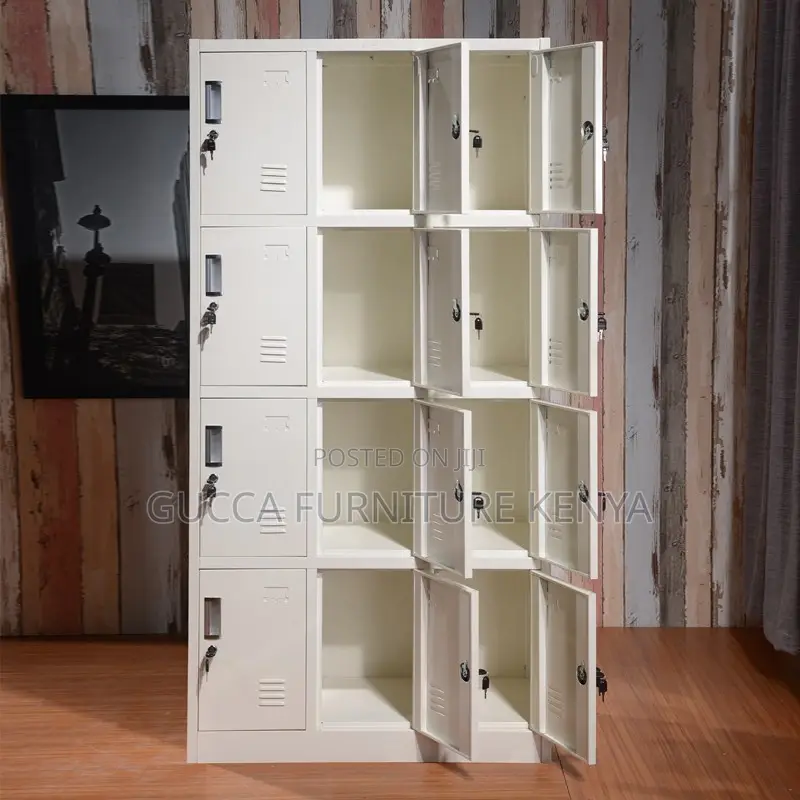 Metallic Gym 12-locker Storage Cabinet