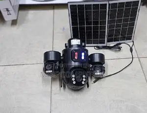 Hieasy 4g PTZ Rotating Triple Lens Solar Camera Waterproof Build