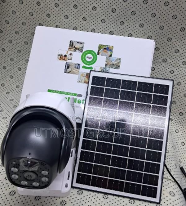 V380 4g Solar Security Camera Pan Tilt Zoom - main view