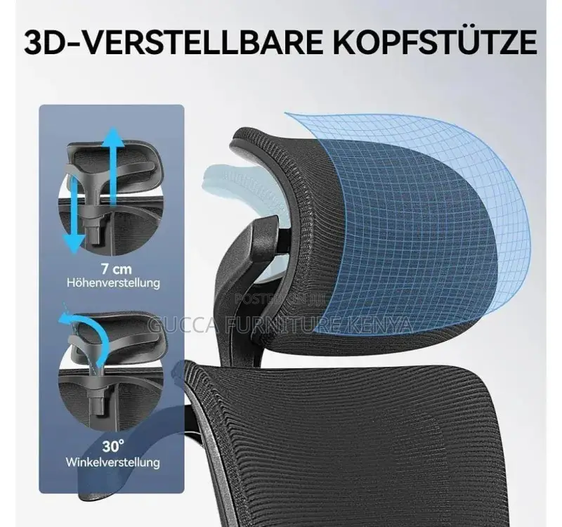High-back Orthopedic Reclining Desk Chair